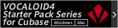 VOCALOID4 Starter pack Series for Cubase